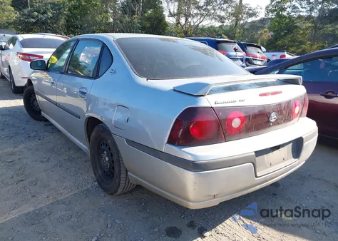 2003 Chevrolet Impala Ls из США, поврежденный, VIN 2G1WH52K539307441